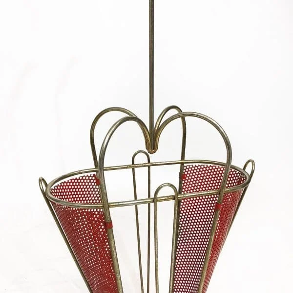 Midcentury French Mathieu Matégot Umbrella Stand Circa 1950s - Image 7