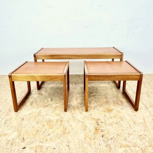 Mid Century Teak Nest of Tables - Image 3