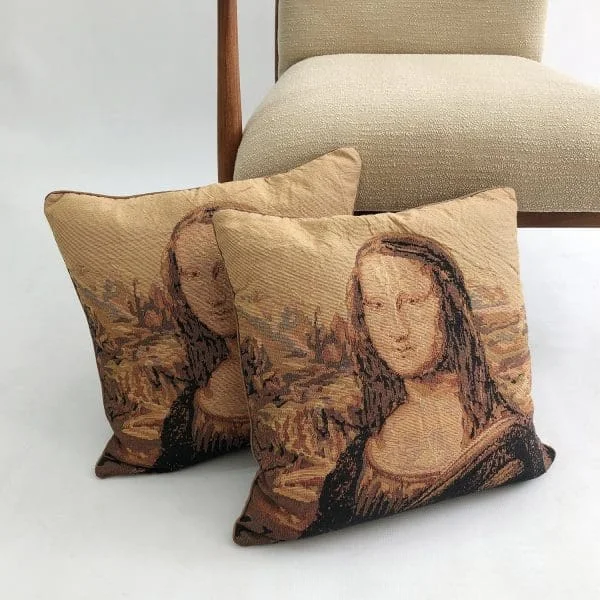 Mona Lisa Cushions Circa 1970s - Image 5