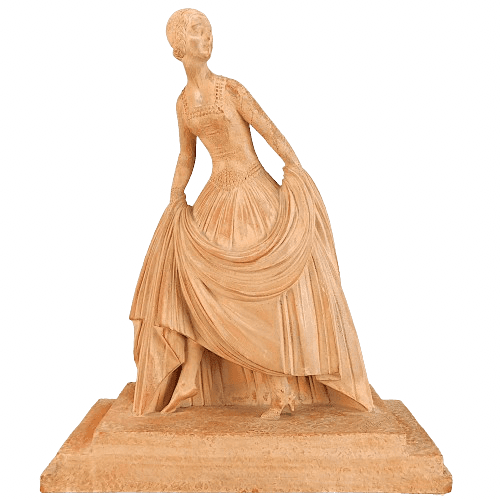 Art Deco Sculpture by Demetre Chiparus – Cinderella