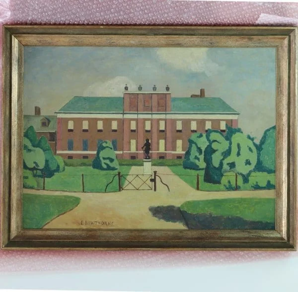 ELWIN HAWTHORN OIL PAINTING  , KENSINGTON PALACE - Image 4