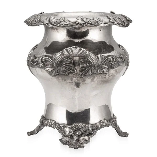 Old Sheffield Plated Wine Cooler, England Circa 1840 - Image 3