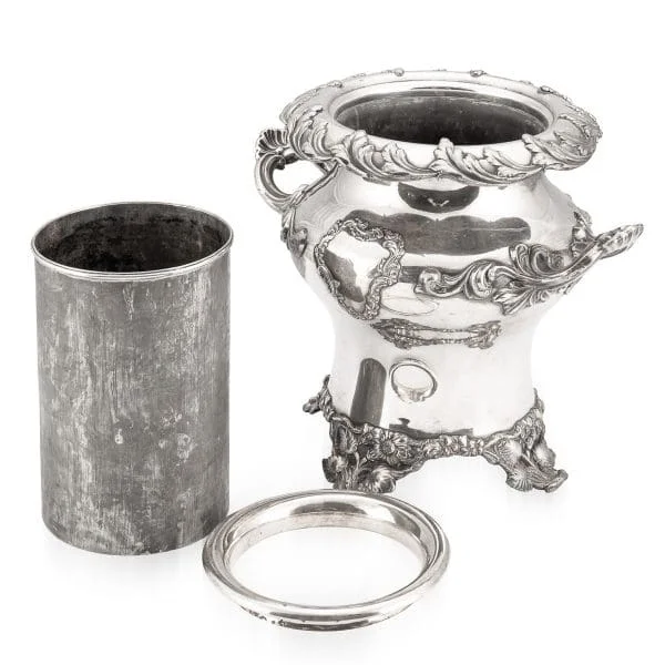 Old Sheffield Plated Wine Cooler, England Circa 1840 - Image 6