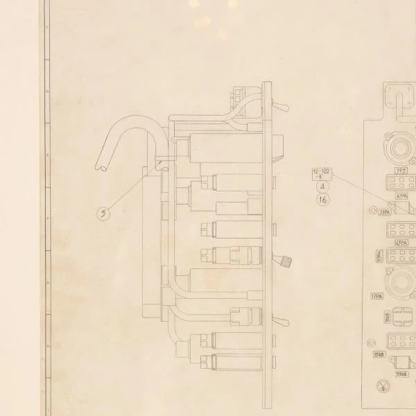 Original Concorde Design Drawing, England 1960s - Image 5