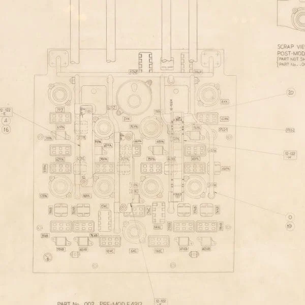 Original Concorde Design Drawing, England 1960s - Image 7