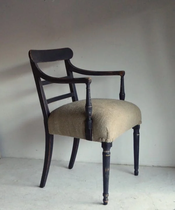 Upholstered Antique Occasional Chair