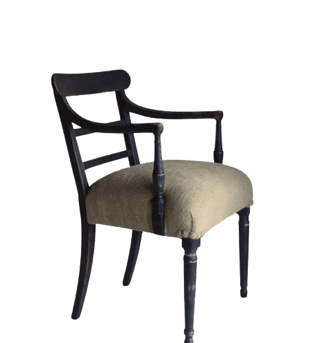 Upholstered Antique Occasional Chair