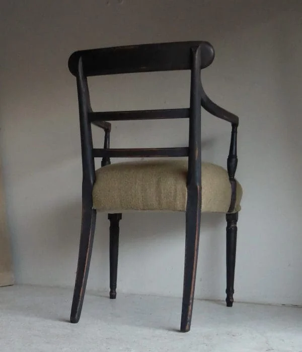 Upholstered Antique Occasional Chair - Image 7