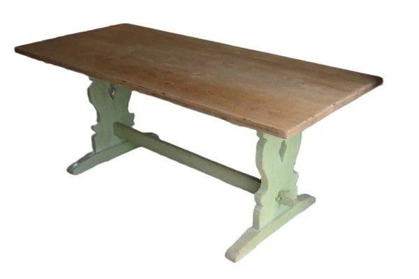 Vintage solid Oak kitchen dining table