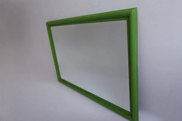 Vintage Beveled Mirror Painted Frame 95 x 63 - Image 12