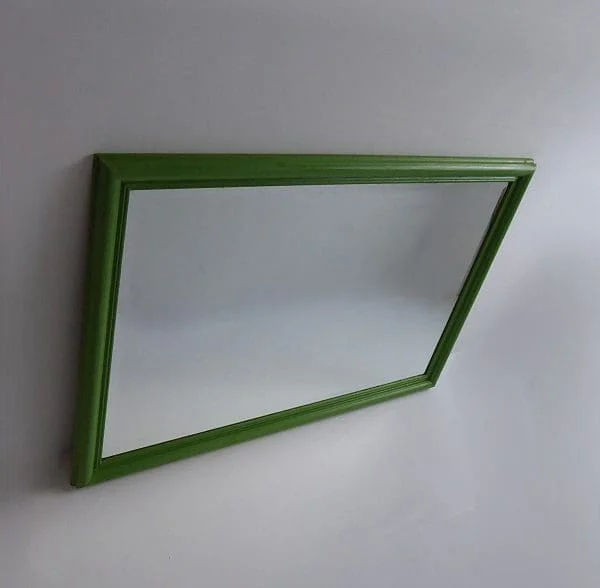 Vintage Beveled Mirror Painted Frame 95 x 63 - Image 11