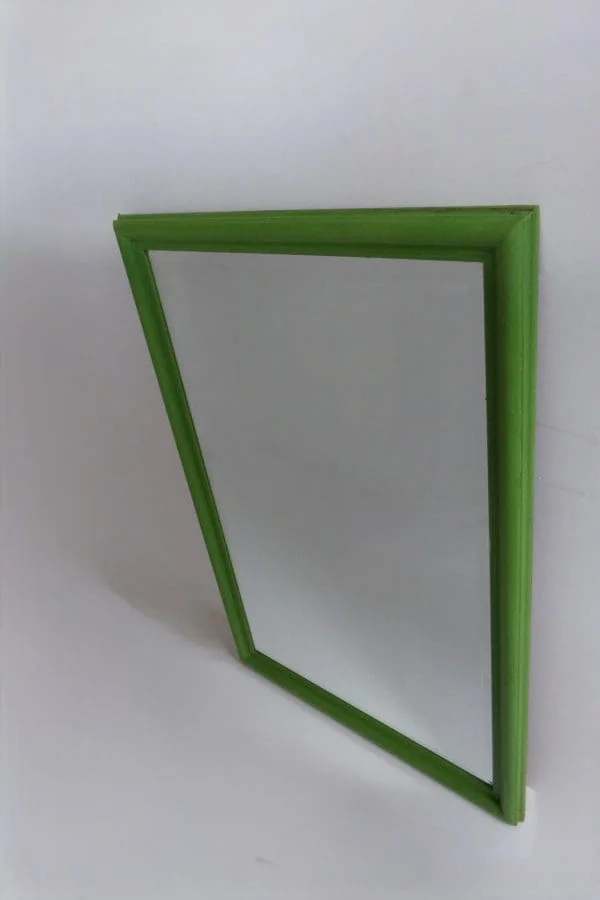 Vintage Beveled Mirror Painted Frame 95 x 63 - Image 10