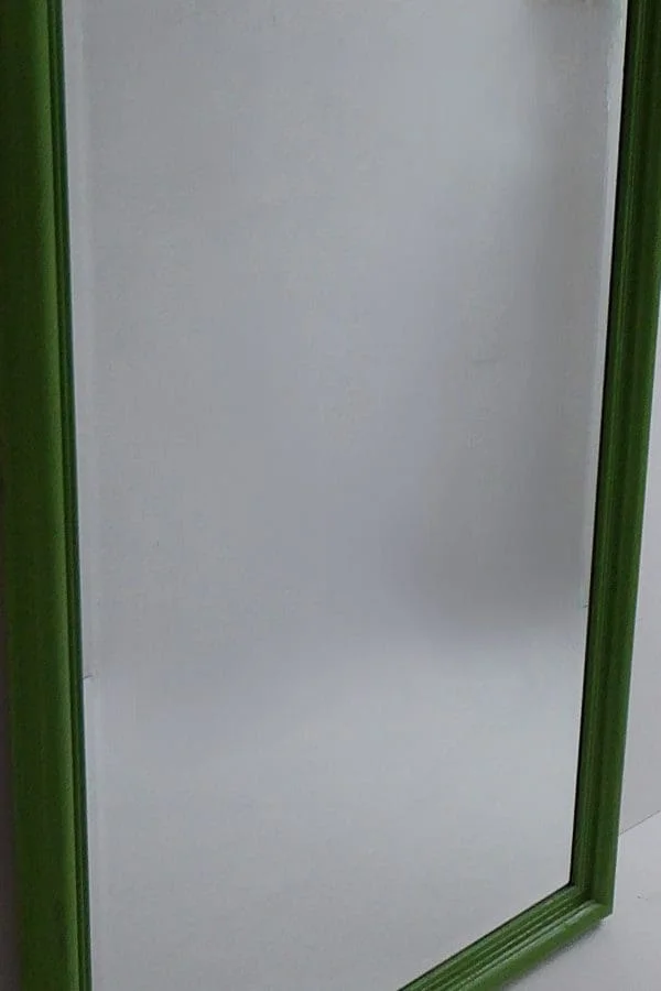 Vintage Beveled Mirror Painted Frame 95 x 63 - Image 6