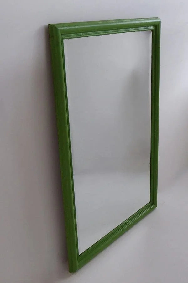 Vintage Beveled Mirror Painted Frame 95 x 63 - Image 2