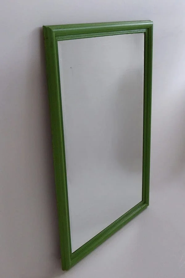 Vintage Beveled Mirror Painted Frame 95 x 63 - Image 4