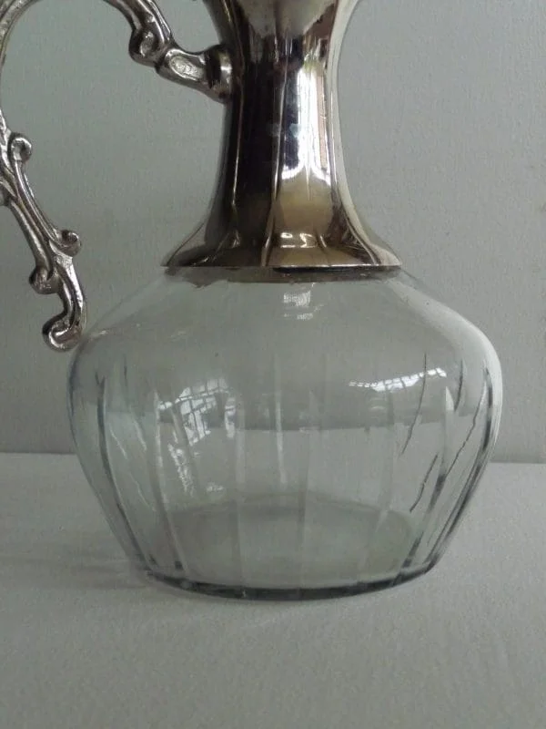 Antique Glass Claret Jug or Decanter 1900 - Image 3