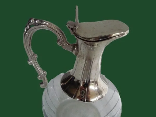 Antique Glass Claret Jug or Decanter 1900 - Image 4