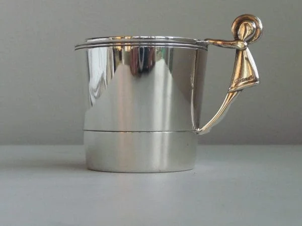 Vintage Christofle silver plated baby's cup Lea 135 - Image 2