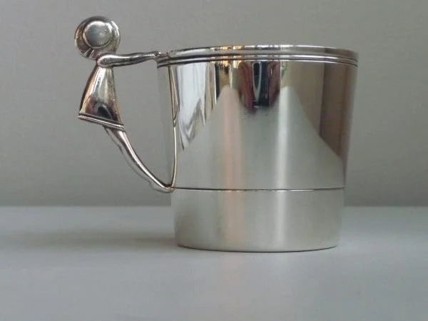 Vintage Christofle silver plated baby's cup Lea 135 - Image 8