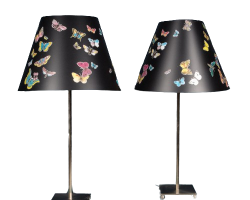 Pair of Table Lamps by Fornasetti, Italy, Late 20th Century