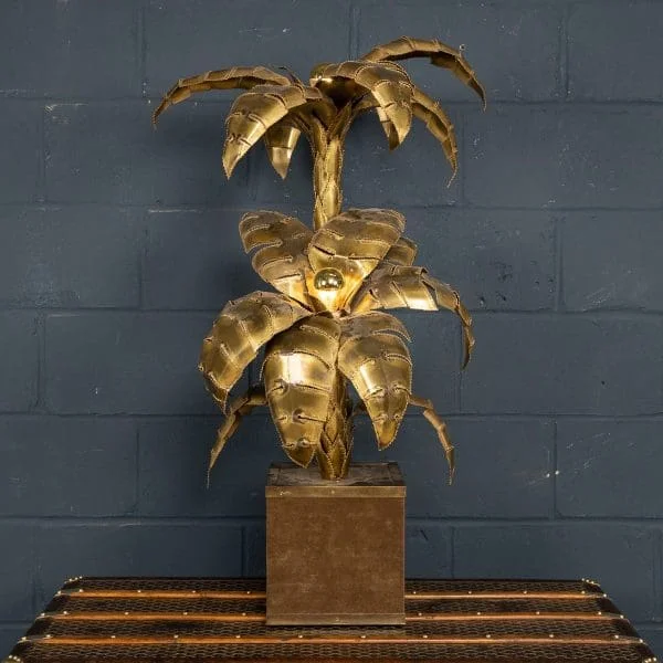 Palm Tree Floor Lamp or Side Lamp by Maison Jansen, France, Late 20th Century - Image 2