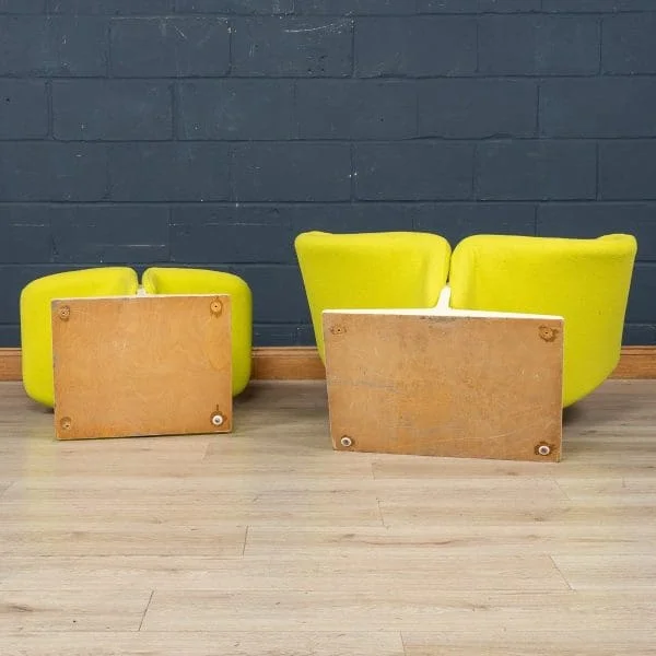 Ribbon Chair and Footstool by Pierre Paulin for Artifort, France, Late 20th Century - Image 8