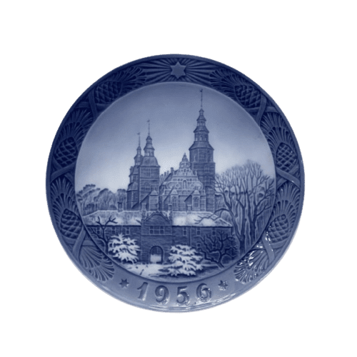 Royal Copenhagen Christmas Plate - Rosenborg Castle 1956