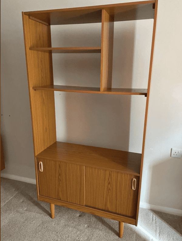 1970s mid century shelf unit / room divider by Schreiber