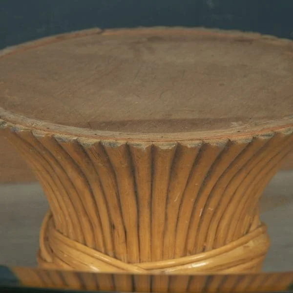 Sheaf of Wheat Coffee Table or Side Table by McGuire, USA Circa 1970 - Image 7