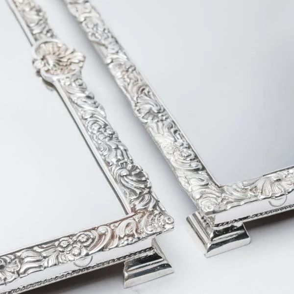 Silver Plated Mirrored Plateau made in Sheffield, England - Image 5