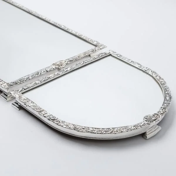 Silver Plated Mirrored Plateau made in Sheffield, England - Image 8