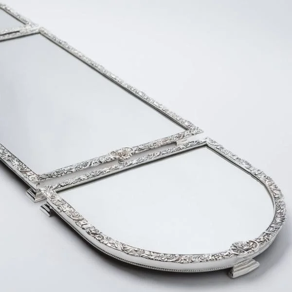 Silver Plated Mirrored Plateau made in Sheffield, England - Image 9