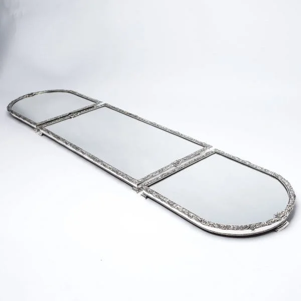 Silver Plated Mirrored Plateau made in Sheffield - Image 8