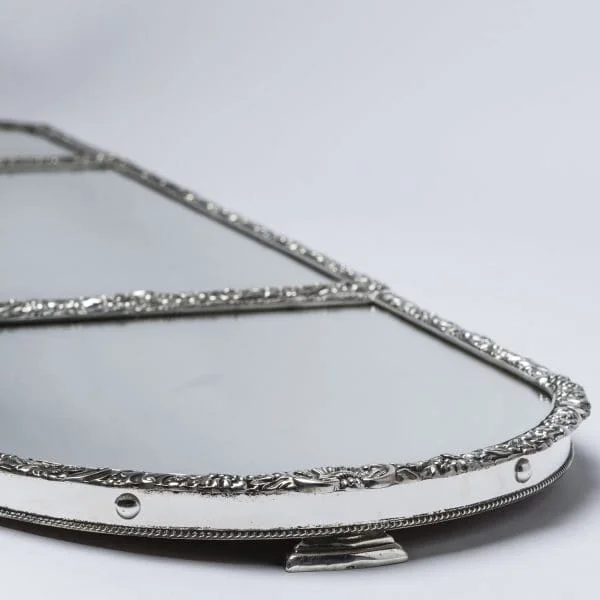 Silver Plated Mirrored Plateau made in Sheffield - Image 6