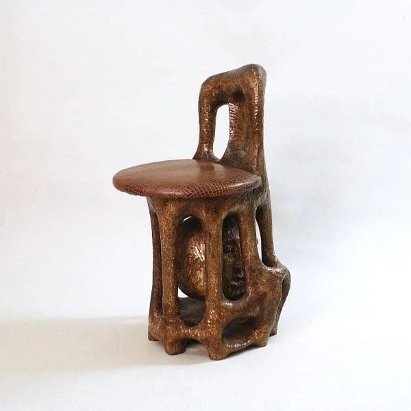 Unique Sol Garson Signed Sculptural Chair - Image 2