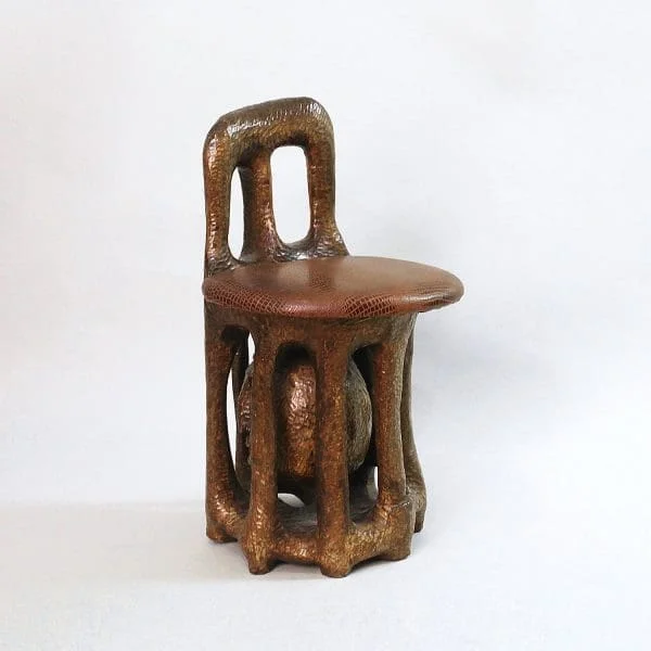 Unique Sol Garson Signed Sculptural Chair - Image 3