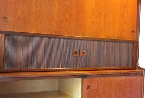 Mid-Century Danish Teak High Sideboard By Johannes Andersen For Wilhelm Schauman Finland 1960 - Image 18