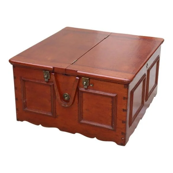 NAUTICAL TEAK TRUNK - Image 3