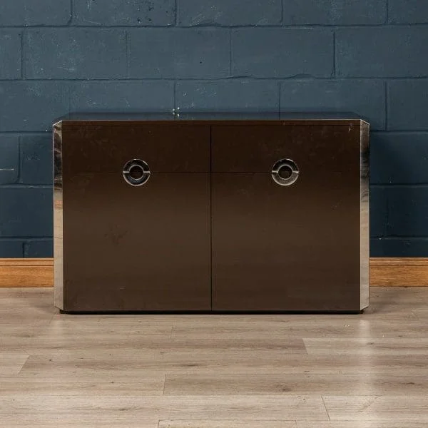 Two-Door Sideboard by Willy Rizzo for Mario Sabot, Italy 1970s - Image 2