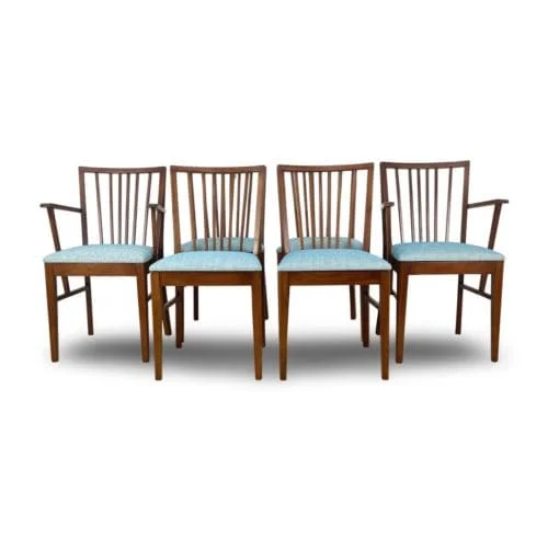 Mid-Century Teak Dining Chairs by Vanson