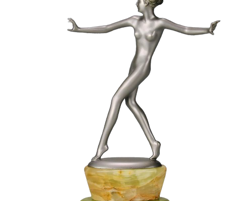Art Deco Bronze Sculpture "Veronica" by Josef Lorenzl