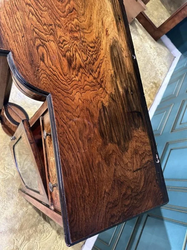 Victorian Rosewood Profusely Inlaid Sideboard - Image 5