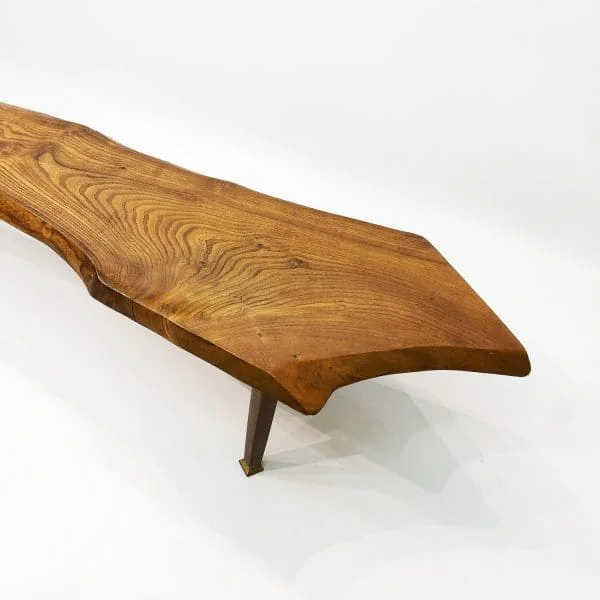 Vintage Tree Trunk Coffee Table Circa 1960s - Image 5