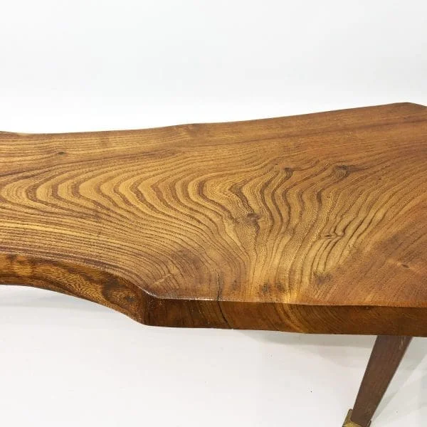 Vintage Tree Trunk Coffee Table Circa 1960s - Image 6