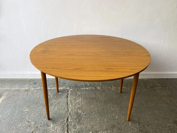 Mid-Century Modern drop leaf table by Schrieber Furniture - Image 2