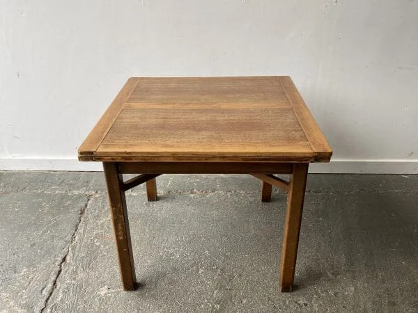 1930’s vintage oak draw leaf dining table - Image 7