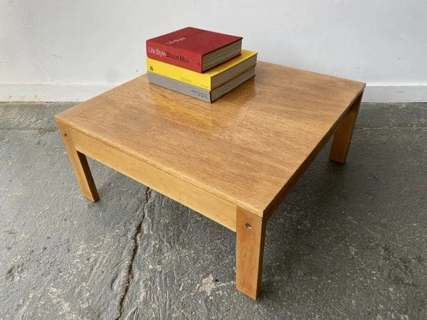 1980’s Early Habitat Pine coffee table - Image 4