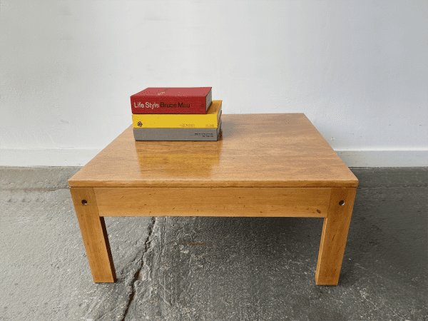 1980’s Early Habitat Pine coffee table - Image 5