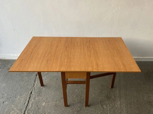 Mid-Century large drop leaf table1960s retro vintage