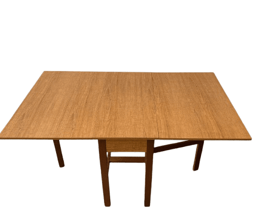 Mid-Century large drop leaf table 1960s retro vintage